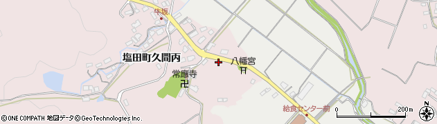 佐賀県嬉野市塩田町大字久間牛坂8周辺の地図