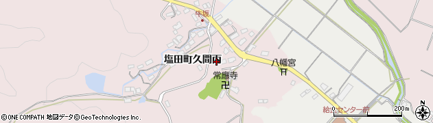 佐賀県嬉野市塩田町大字久間牛坂342周辺の地図