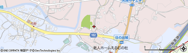 佐賀県武雄市東川登町大字袴野15295周辺の地図