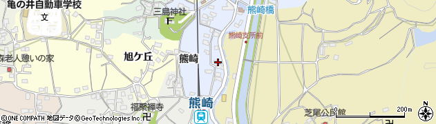 大分県臼杵市熊崎周辺の地図
