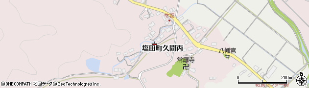 佐賀県嬉野市塩田町大字久間牛坂471周辺の地図