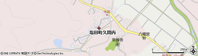 佐賀県嬉野市塩田町大字久間牛坂457周辺の地図