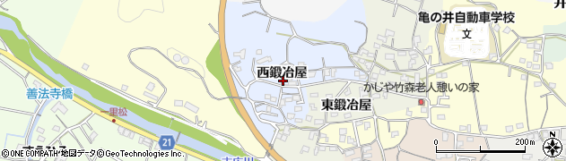 大分県臼杵市西鍛冶屋2926周辺の地図