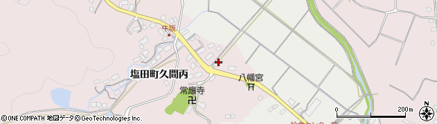 佐賀県嬉野市塩田町大字久間牛坂364周辺の地図
