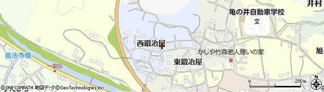 大分県臼杵市西鍛冶屋2964周辺の地図