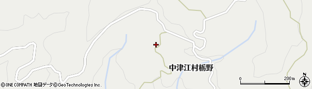 大分県日田市中津江村栃野854周辺の地図