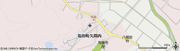 佐賀県嬉野市塩田町大字久間牛坂444周辺の地図