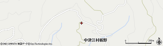 大分県日田市中津江村栃野590周辺の地図