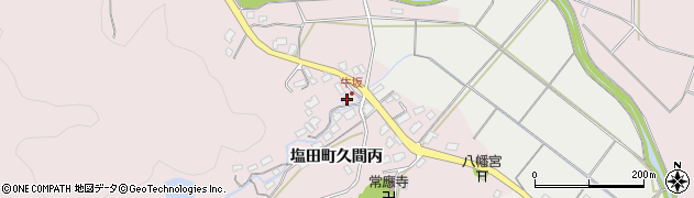 佐賀県嬉野市塩田町大字久間牛坂579周辺の地図