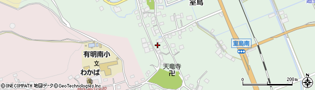 佐賀県杵島郡白石町室島周辺の地図