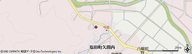 佐賀県嬉野市塩田町大字久間牛坂557周辺の地図
