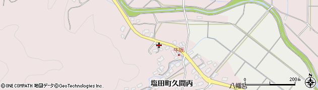 佐賀県嬉野市塩田町大字久間牛坂554周辺の地図
