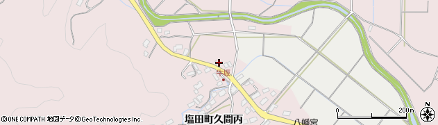 佐賀県嬉野市塩田町大字久間牛坂610周辺の地図