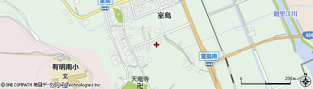 佐賀県杵島郡白石町室島349周辺の地図