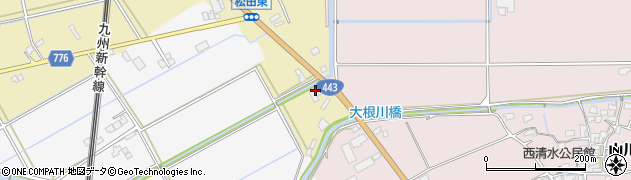九州三菱農機販売株式会社　瀬高支店周辺の地図