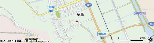 佐賀県杵島郡白石町室島283周辺の地図