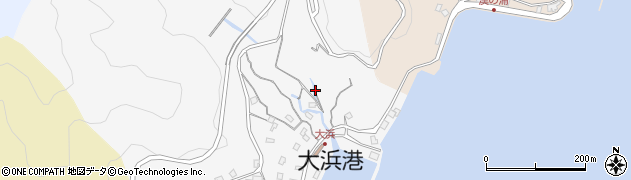 大分県臼杵市大浜周辺の地図