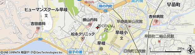 長崎県佐世保市陣の内町299周辺の地図