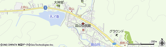 長崎県波佐見町（東彼杵郡）皿山郷周辺の地図