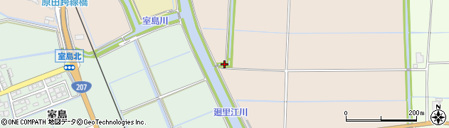 廻里江川周辺の地図