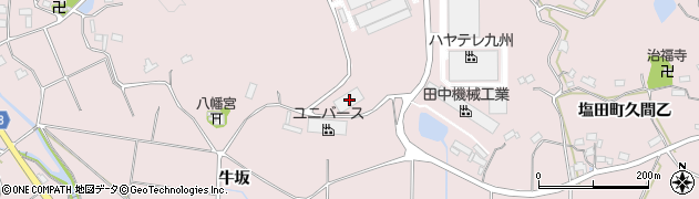 佐賀県嬉野市塩田町大字久間牛坂1054周辺の地図