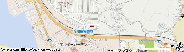 長崎県佐世保市若竹台町31周辺の地図