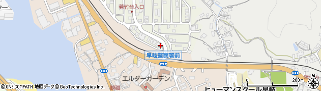 長崎県佐世保市若竹台町10周辺の地図