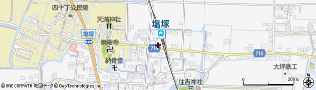 塩塚駅周辺の地図