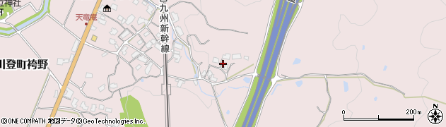 佐賀県武雄市東川登町大字袴野11968周辺の地図