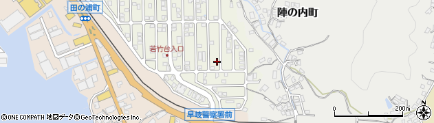 長崎県佐世保市若竹台町140周辺の地図