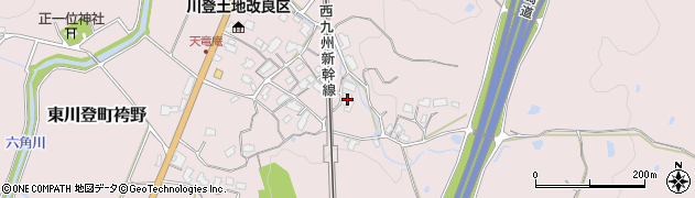佐賀県武雄市東川登町大字袴野15906周辺の地図