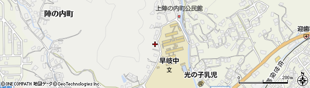 長崎県佐世保市陣の内町196周辺の地図