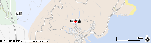 大分県臼杵市中津浦周辺の地図