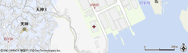 長崎県佐世保市沖新町7周辺の地図