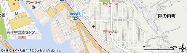 長崎県佐世保市若竹台町482周辺の地図