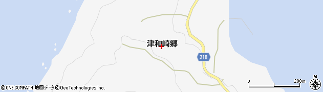 長崎県新上五島町（南松浦郡）津和崎郷周辺の地図