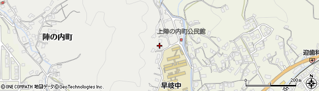 長崎県佐世保市陣の内町186周辺の地図