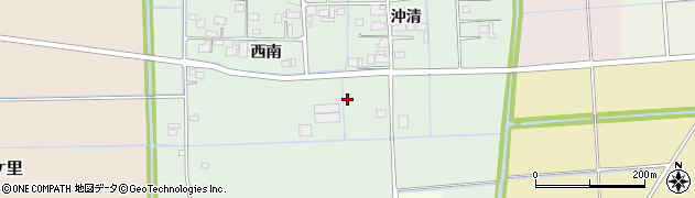 佐賀県杵島郡白石町沖清1247周辺の地図