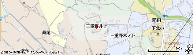 大分県臼杵市三重野井上159周辺の地図