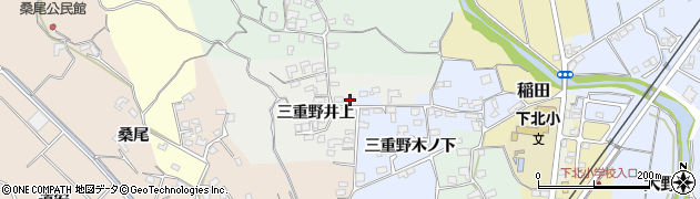 大分県臼杵市三重野井上558周辺の地図