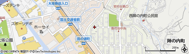 長崎県佐世保市若竹台町340周辺の地図
