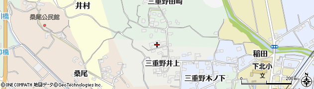 大分県臼杵市三重野井上356周辺の地図
