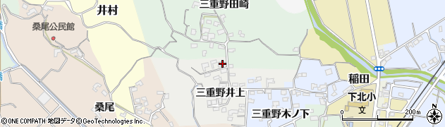 大分県臼杵市三重野井上357周辺の地図