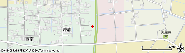 佐賀県杵島郡白石町沖清1652周辺の地図