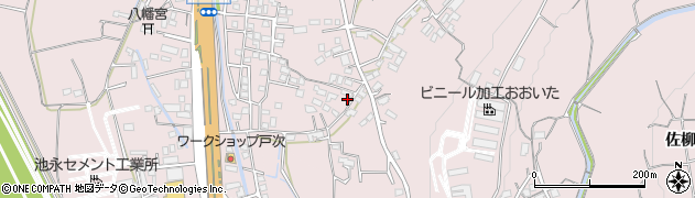 大分県大分市中戸次門前1041周辺の地図