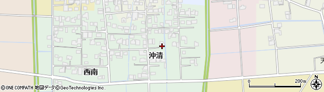 佐賀県杵島郡白石町沖清周辺の地図
