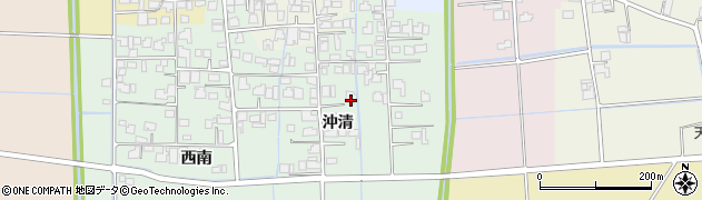 佐賀県杵島郡白石町沖清1399周辺の地図