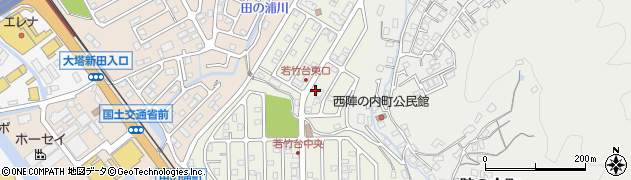 長崎県佐世保市若竹台町257周辺の地図