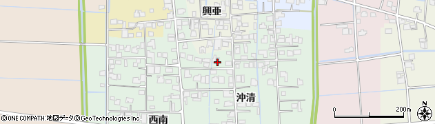 佐賀県杵島郡白石町沖清1124周辺の地図