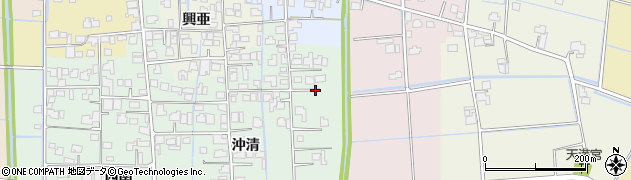 佐賀県杵島郡白石町沖清1630周辺の地図